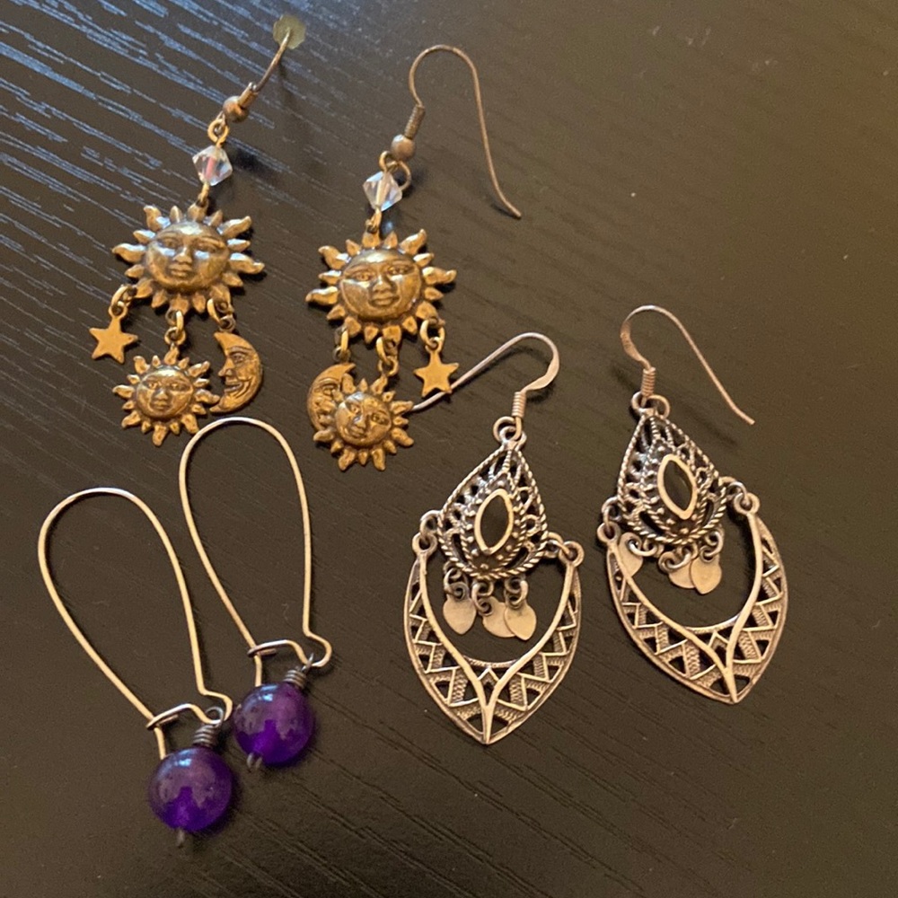 Earring trio